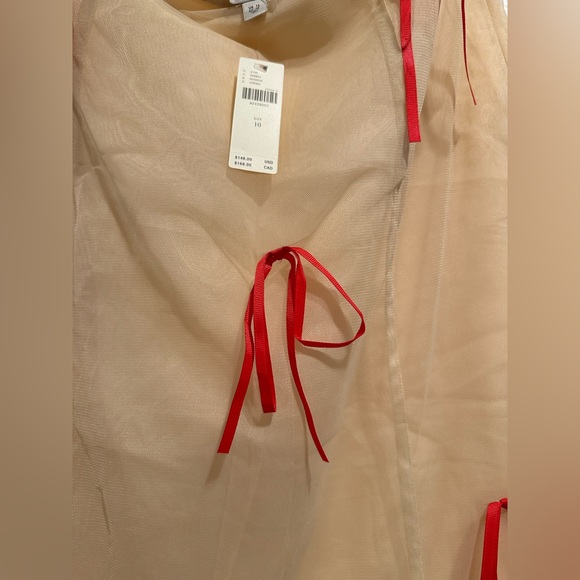 Maeve Ribbon Pencil Midi Skirt - Picture 12 of 13